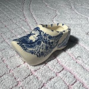 Handmade Holland Delft Blue M S Windmills Miniature Shoes